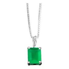Colar Jade Masculino Corrente + Pingente Cor Verde Foto mini 1