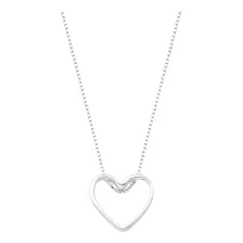 Colar Lummi Commerce Colar Feminino Colar Feminino de 45cm feito de prata - prata 925 prateado Foto mini 1