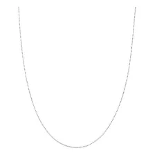Colar Lummi Commerce Colar Feminino Prata 925 de 45cm feito de prata 925 legítima original - prata 925 legítima original prateado Foto mini 2