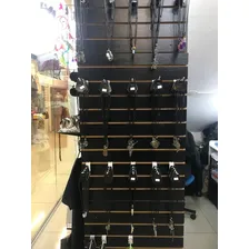 Colar Masculino /fem. E Pulseira De Couro 50 Peças Atacado Cor Preto Foto mini 4