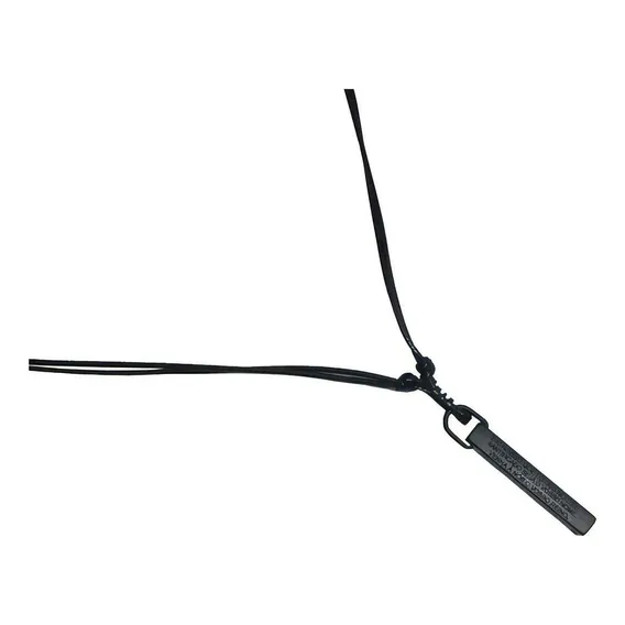 Colar Masculino Pai Nosso All Black Gospel Regulável Foto 1