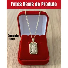 Colar Medalha Milagrosa Nossa Senhora Das Graças Folheada Cor Nsra Graças Foto mini 3