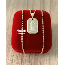 Colar Medalha Milagrosa Nossa Senhora Das Graças Folheada Cor Nsra Graças Foto mini 4