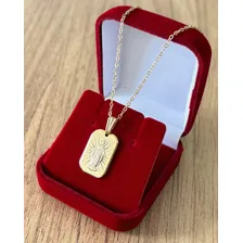 Colar Medalha Milagrosa Nossa Senhora Das Graças Folheada Cor Nsra Graças Foto mini 2