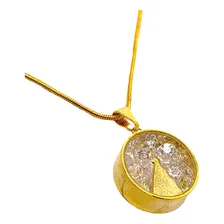 Colar Nossa Senhora Nossa Senhora Aparecida Feminino Cor Dourado Foto  mini 1