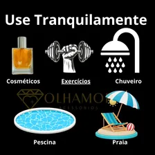 Colar Olhamor Grumet Masculino 70cm 5mm Prata Inox Aço Foto  mini 1