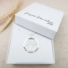 Colar Personalizado Com Nomes Em Prata 925 Foto mini 3