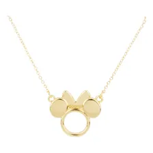 Colar Pingente Minnie 2.5 - Disney Cor Dourado Foto mini 4