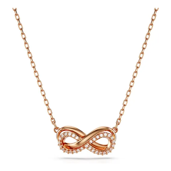 Colar: Pingente Swarovski Hyperbola Com SÃmbolo Do Infinito Foto 1