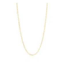 Colar Rommanel Banhado Ouro 18k Elo Cadeado Oval 532338 Foto  mini 1