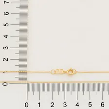 Colar Rommanel Pingente Trevo Sorte 42cm Banhado Ouro 18k Foto mini 4