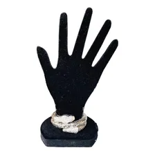 Colar Serpente E Pulseira Cobra Prateado Com Strass Lindo Foto mini 4