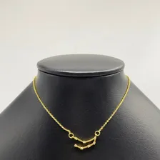 Colar Signos 45cm De Ouro 18k Constelação Cravejada Banhada Foto mini 2