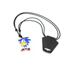 Colar Sonic The Hedgehog Filme Regulável Cor Azul Foto mini  3