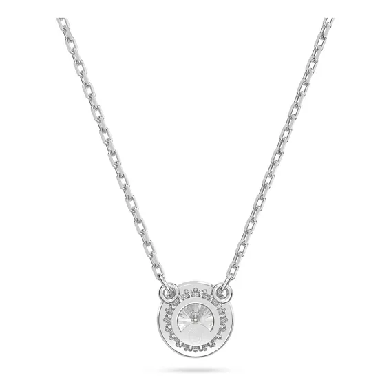 Colar Swarovski Constella Com Cristais Transparentes Rhodi Foto 1