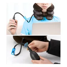 Colar Travesseiro Almofada Para Pescoço Cervical Inflavel Foto mini 3
