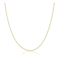 Colar Veneziana Feminina Em Ouro 18k-750 40cm Cor Amarelo Foto mini 2