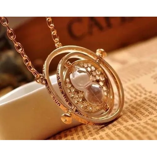 Colar Vira Tempo Hermione Harry Potter Vira Tempo Corrente Foto 1