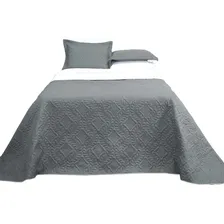 Colcha Cobre Leito Dupla Face Cama Queen Matelado Elegante Cor Cobre Leito Queen Cinza Foto mini  2