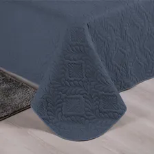 Colcha Cobre Leito Dupla Face Cama Solteiro Matelado Elegant Cor Cobre Leito Solteiro Azul Foto mini 4