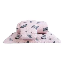Colcha Cobre Leito Matelado Estampado Casal Padrão 3 Peças Foto mini 4
