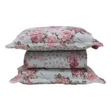 Colcha De Casal Cobre Leito Cocha De Cama Matelado 3 Peças Cor Colcha Dupla Face Peônia Colcha Cobre Leito Estampado Foto mini 1