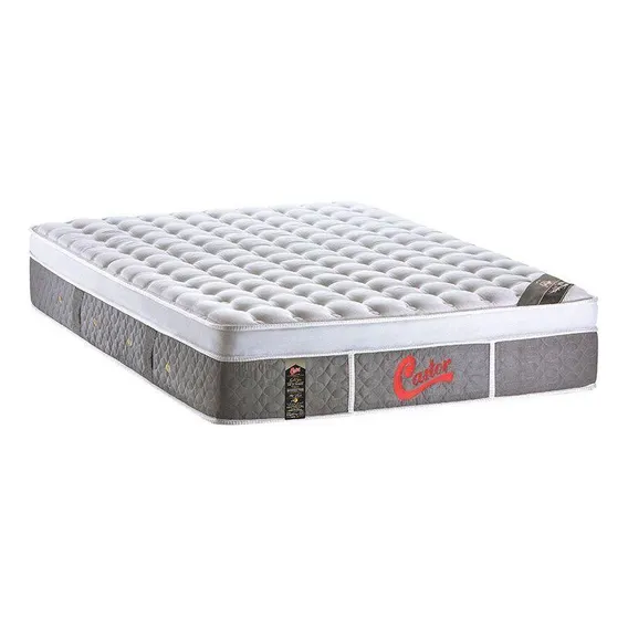 Colchão Castor Pocket Light Stress Plush Visco Queen 158 Foto 1