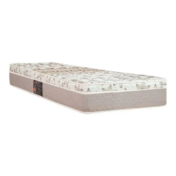 Colchão Castor Solteiro Molas Pocket Class 100x200x25cm Cor Bege Foto 1