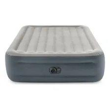 Colchão Inflável Casal Queen C Bomba Elét Embutida 110v Intex Foto mini 2