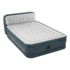 Colchão Inflável Queen Dura Beam Intex C/ Cabeceira 272kg Cor Cinza 220v Foto mini 1