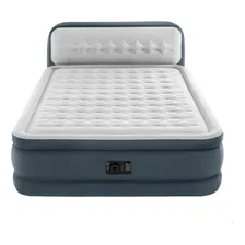 Colchão Inflável Queen Dura Beam Intex C/ Cabeceira 272kg Cor Cinza 220v Foto mini 3