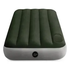 Colchao Inflavel Solteiro Inflador Bomba Embutido Intex Foto  mini 1