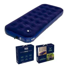 Colchão Inflavel Solteiro Multiuso Mor C/ Inflador Embutido + Kit Reparo Foto  mini 1