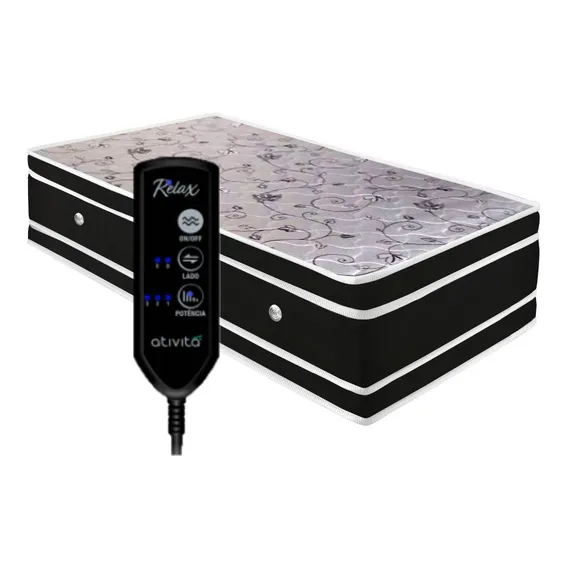 Colchão Magnético Vibro Massagem Infravermelho Solteiro Cor 10 opções Bilvot Foto 1