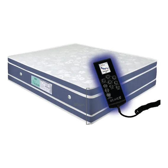 Colchão Vibro Massageador Magnético Com Infravermelho Casal Cor 10 opções 127/220V Foto 1