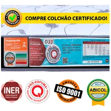 Colchão Viúva AntiAlérgico Espuma D33 128x188x14cm BF Colchões Foto mini 4