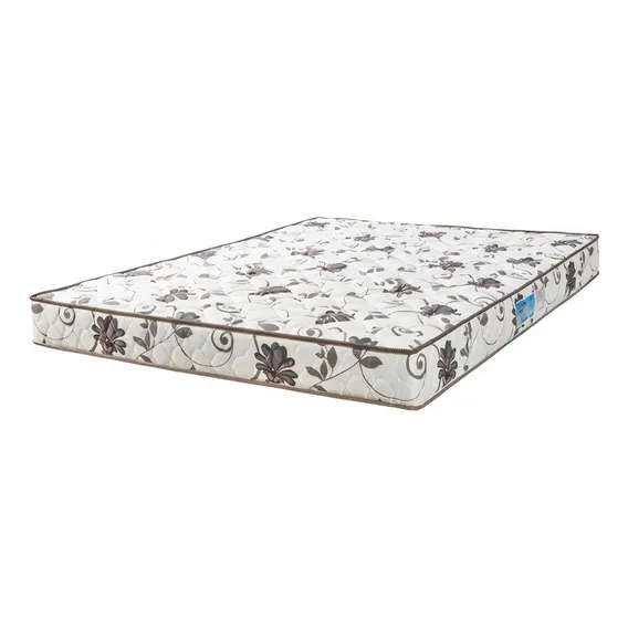 Colchão Casal Berflex D-28 Cuiaba 138x188x14 Cor Bege-floral Foto 1