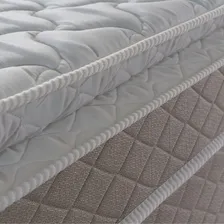 Colcho Casal De Espuma D33 Hellen Premiun One Face Cor Bege/branco Foto mini 2