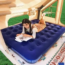 Colchão Inflável Casal com Inflador Embutido Multiuso Homefy Foto mini 3