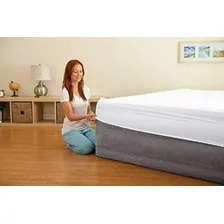 Colchão Inflável Elevado Intex 64418 Comfort 220v 272kg Cor Cinza Foto mini 3