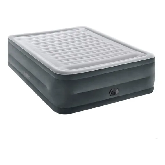 Colchão Inflável Elevado Intex 64418 Comfort 220v 272kg Cor Cinza Foto 1