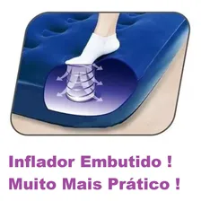 Colchão Inflável King Size Com Fole - Mor Foto mini 3