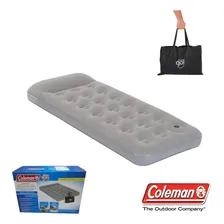 Colchão Inflável Solteiro Com Bomba Embutida Coleman Camping Foto mini 2