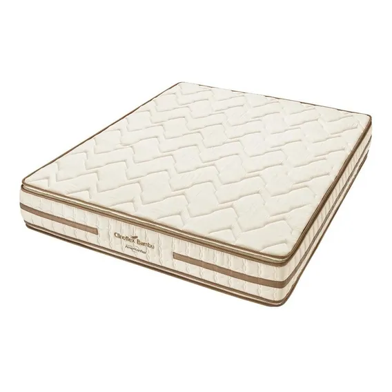 Colchão King Espuma D33 Americanflex Clinoflex Bambu 193x203x24cm Cor Bege Foto 1