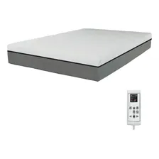 Colchão Magnético Casal Massageador Energia Bio Quântica Cor Cinza Foto  mini 1