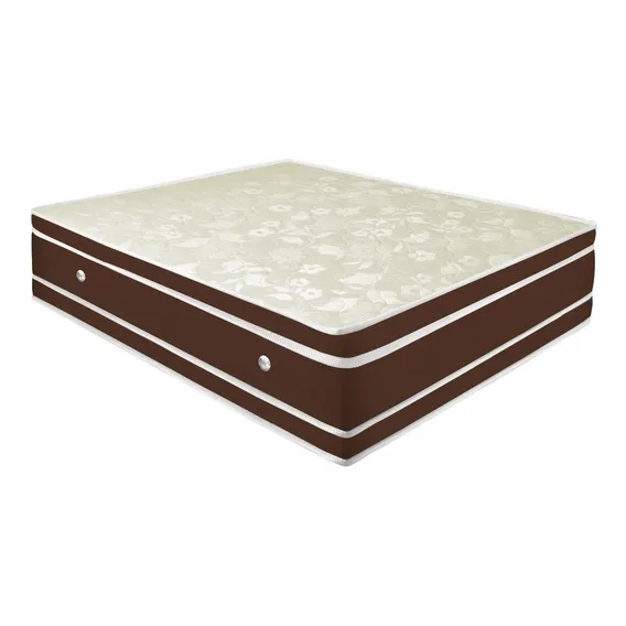 Colchão Magnético Queen Com Infravermelho Longo Pillow Cor Café Com Creme Sem Massagem Foto 1