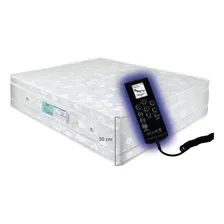 Colchão Magnético Queen Infravermelho Longo Pillow + Visco Cor Branco Foto  mini 1