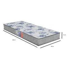 Colchão Solteiro Espuma D20 88cmx188cm Supreme Gazin Cor Cinza Foto mini 3