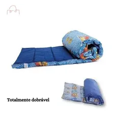 Colchonete Camping Retiro Pesca Dobrável Mont Long Solteiro Cor Azul Foto mini 4