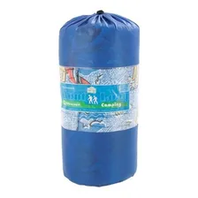 Colchonete Camping Retiro Pesca Dobrável Mont Long Solteiro Cor Azul Foto mini 1